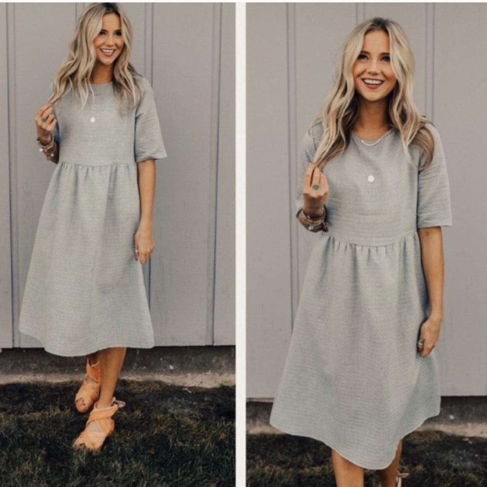 ROOLEE | Sky Blue Quilted Dress